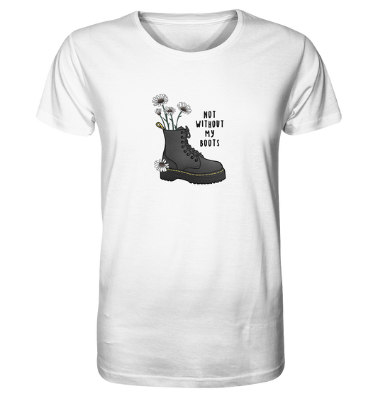 Flower Boots - Organic Shirt
