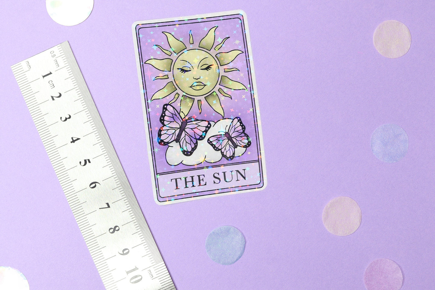 Holo Tarot Cards Sticker