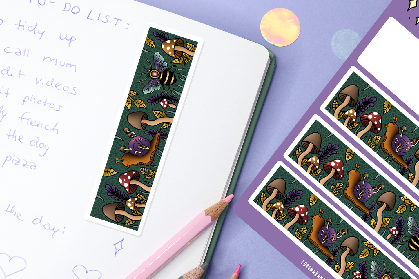 Forest Witch Washi Sticker Sheet