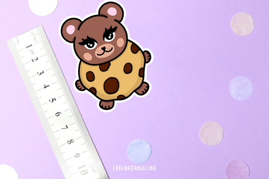 Cute Cookie Teddy Sticker