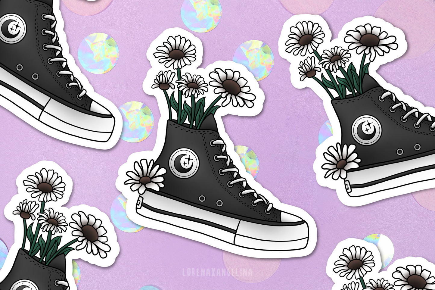 Flower Shoes Sticker