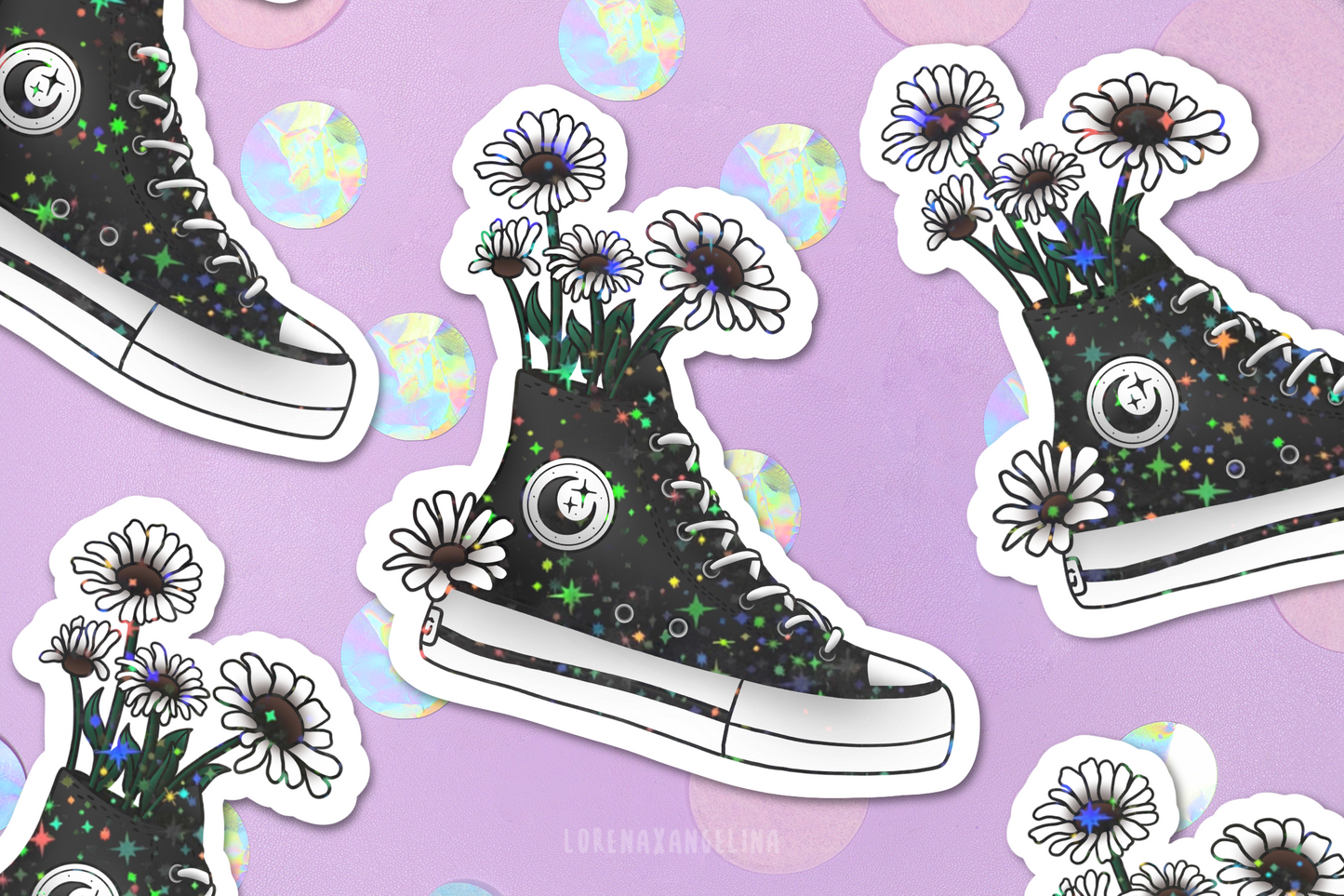 Flower Shoes Sticker