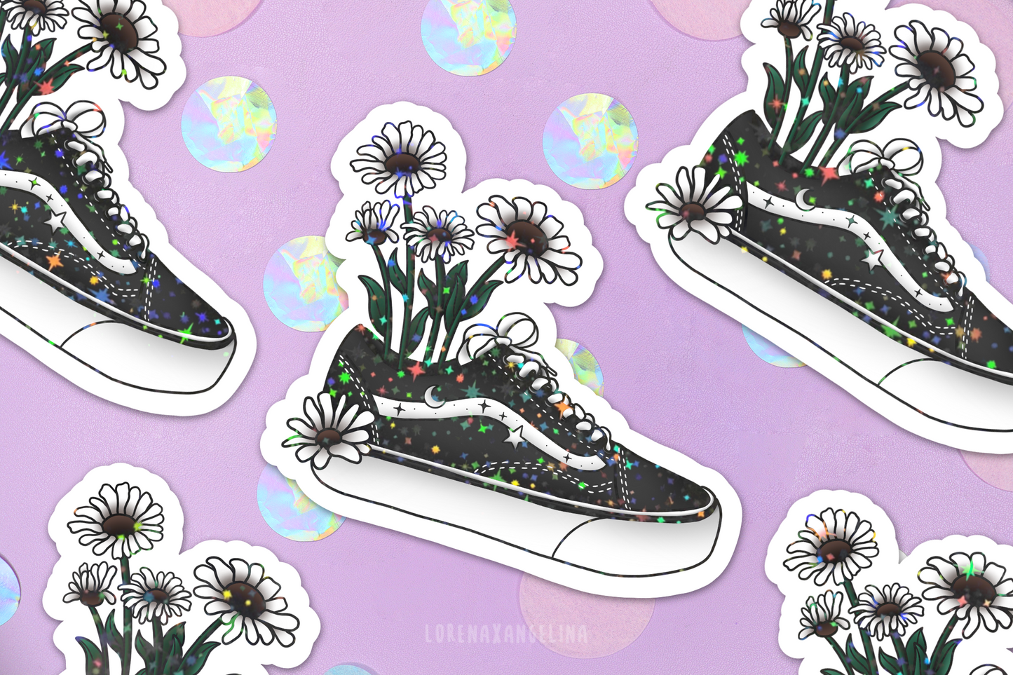 Flower Shoes Sticker