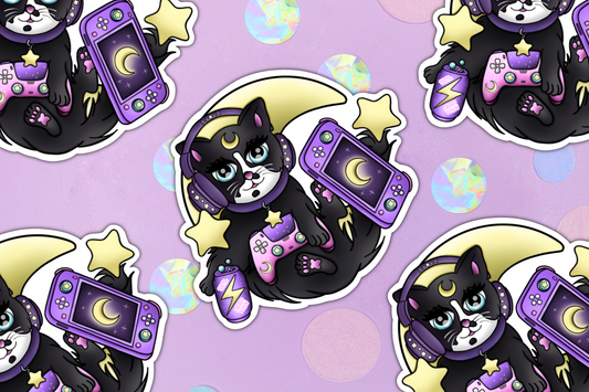 Witchy Cats Sticker Set