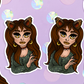 Fantasy Girls Sticker Set