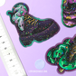 Medusa Snake Holographic Sticker Pack