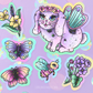 Spring Fairy Bunny Holographic Sticker Pack