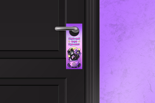 Gaming Cat door knob hanger