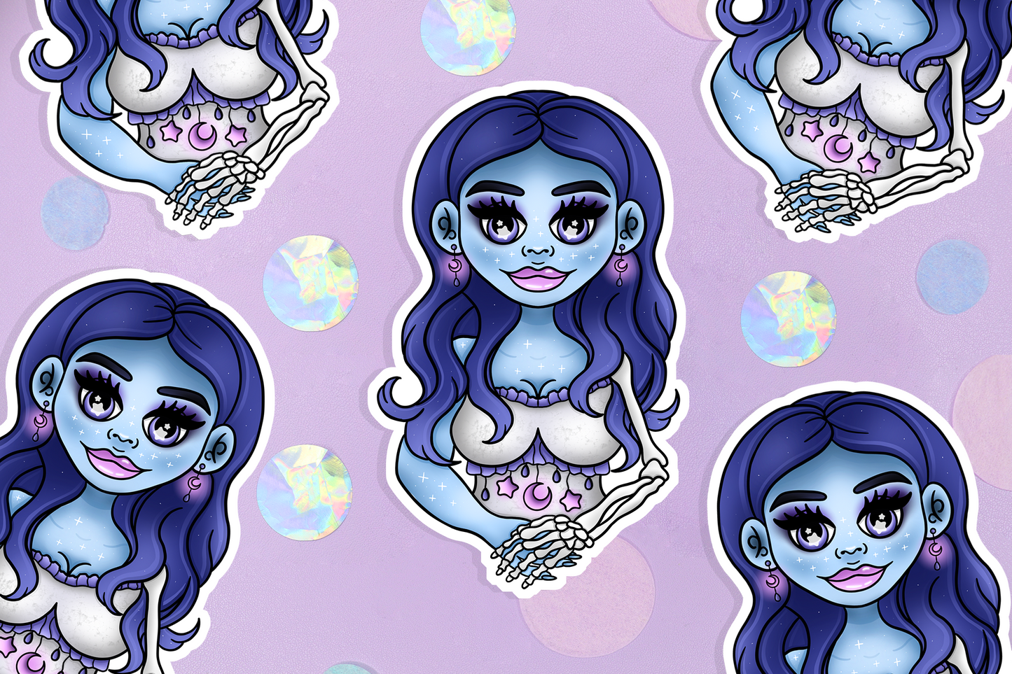 Fantasy Girls Sticker Set