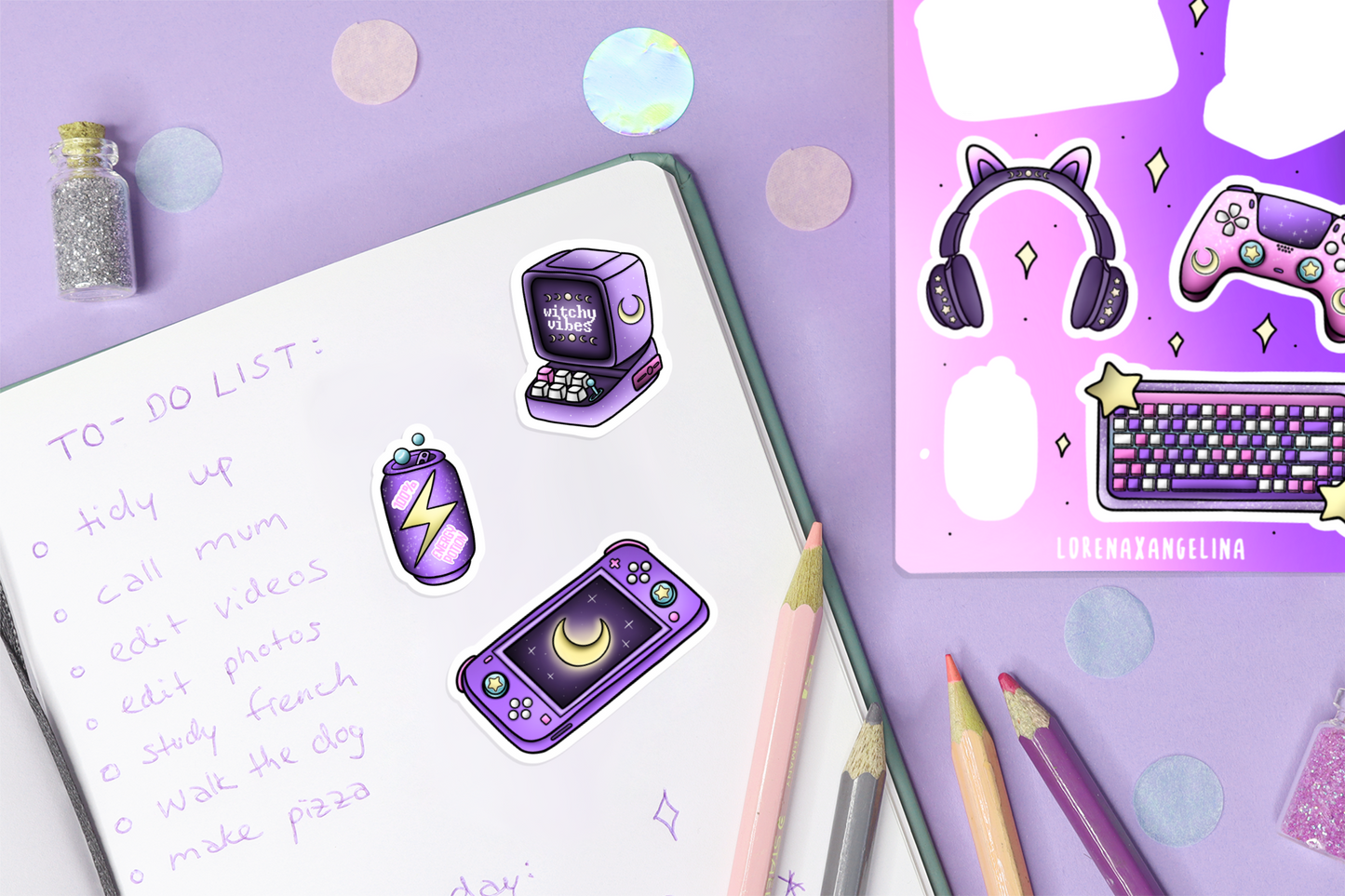 (T)witch Streamer Mini Sticker Sheet