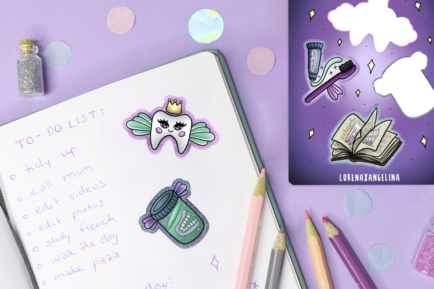 Tooth Fairy Mini Sticker Sheet