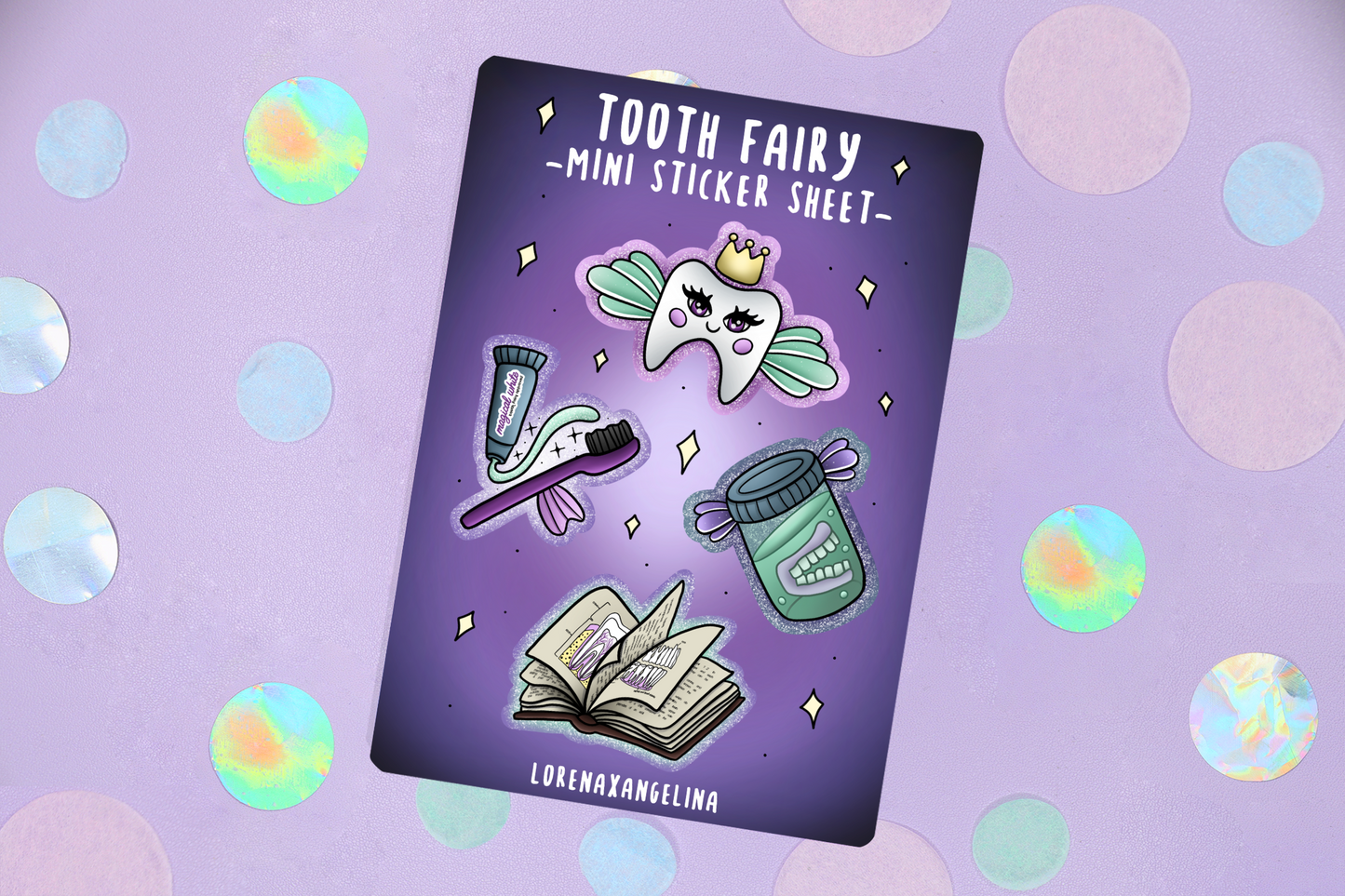 Tooth Fairy Mini Sticker Sheet