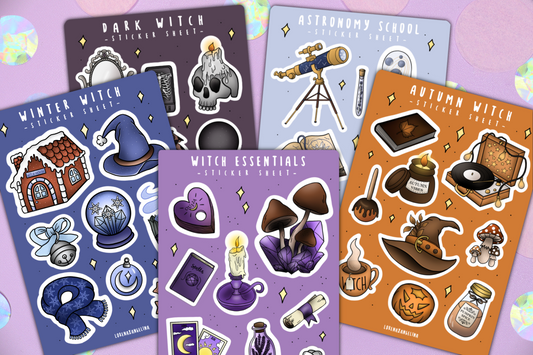 Witchy Sticker Sheets Set