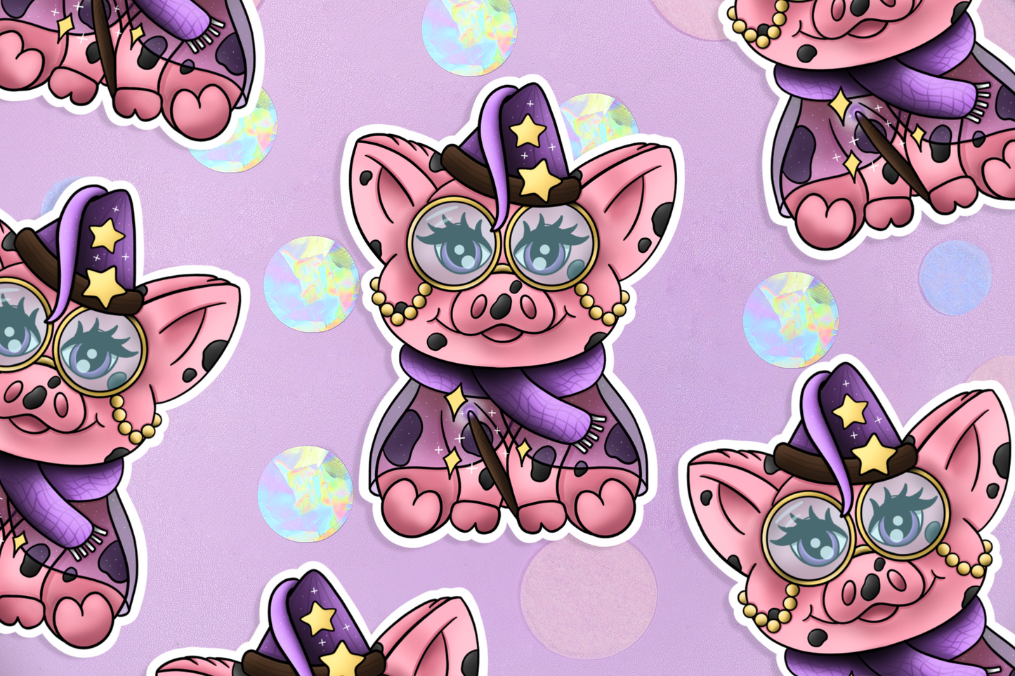 Witchy Animals Sticker Set