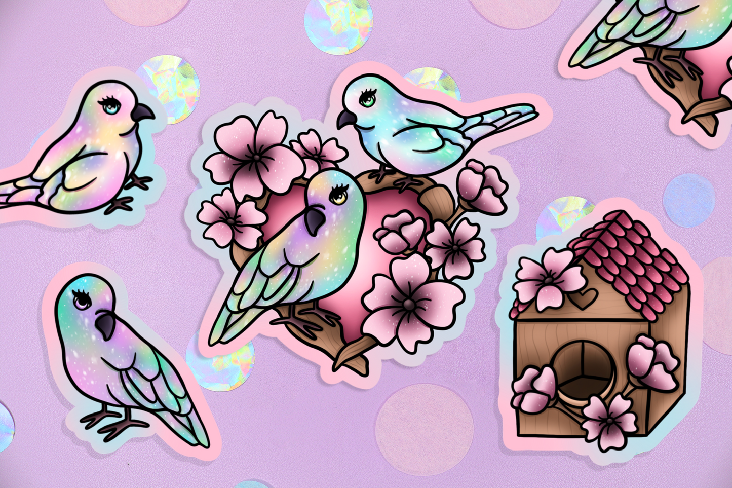 Love Birds Sticker Pack