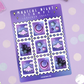 Magical Night Stamp Sticker Sheet