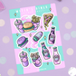 Witch's Diner Magic Food Sticker Sheet