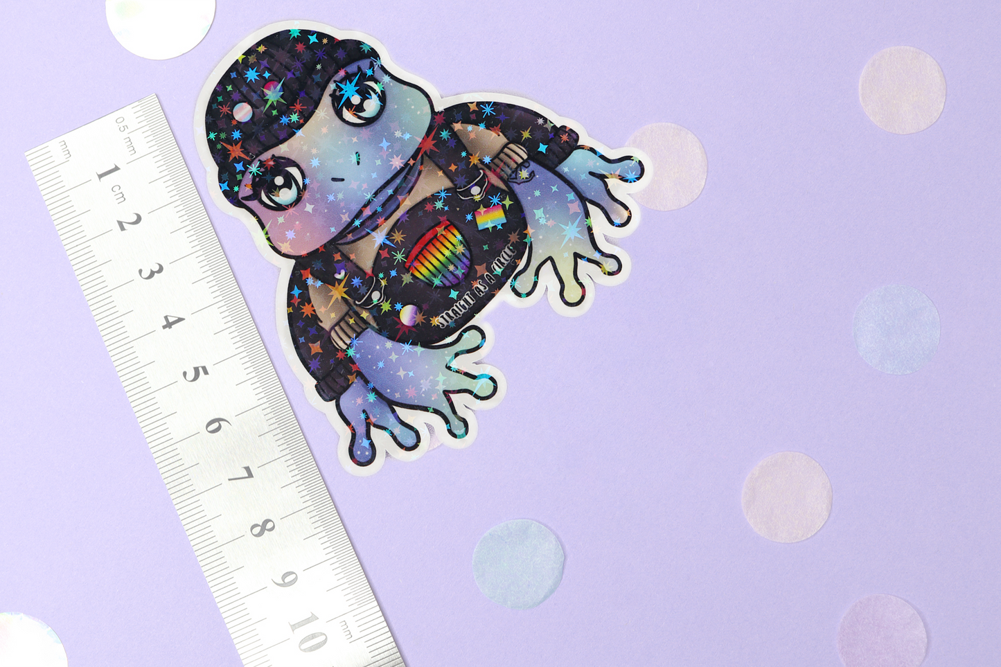 Pride Frog Sticker & Kunstdruck Set