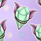 Zodiac Sign Taurus Crystal Sticker