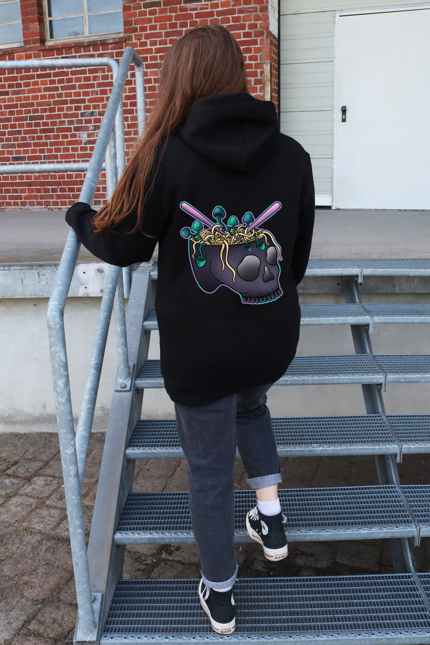 Ramen Skull - Organic Hoodie