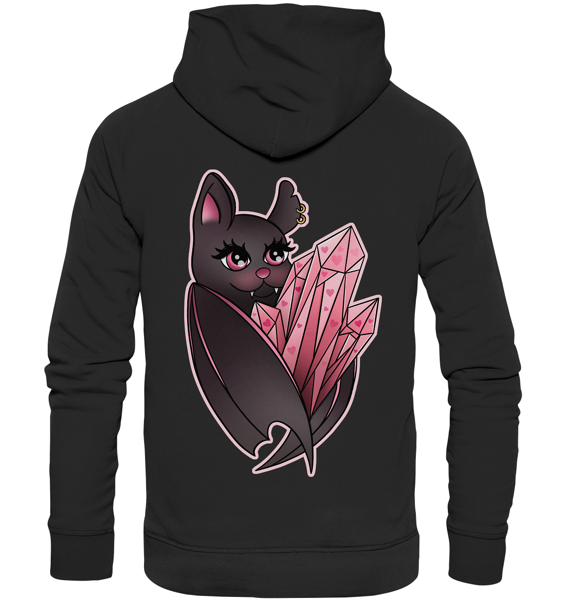 Crystal Bat - Organic Hoodie