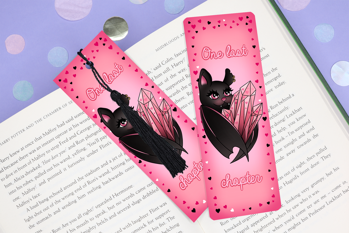 Crystal Bat bookmark