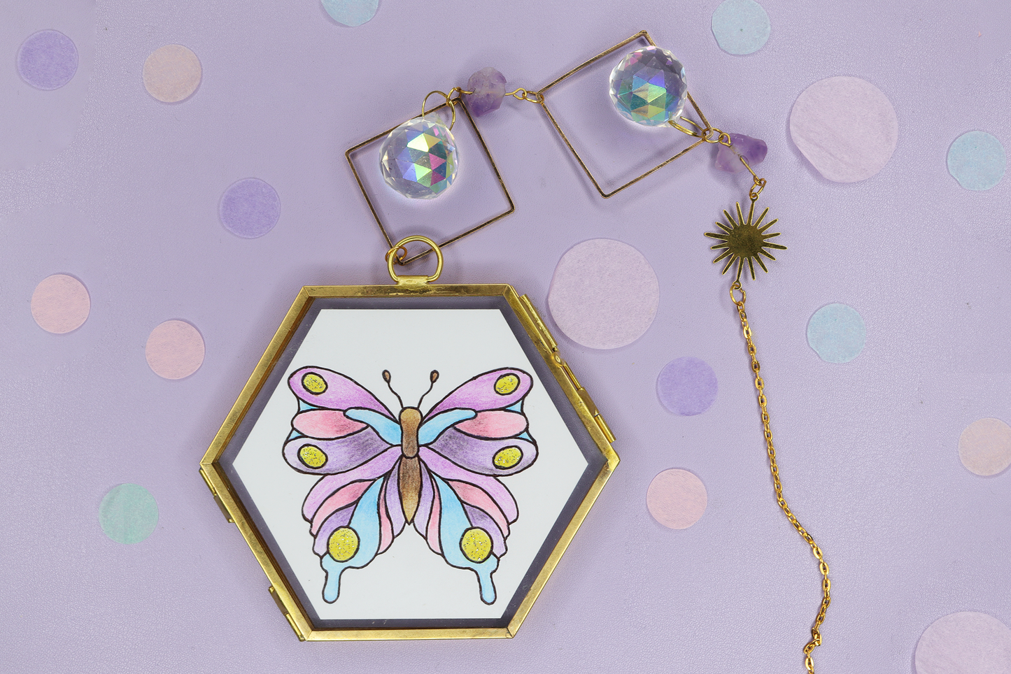 Original Butterfly Suncatcher - handsigniert