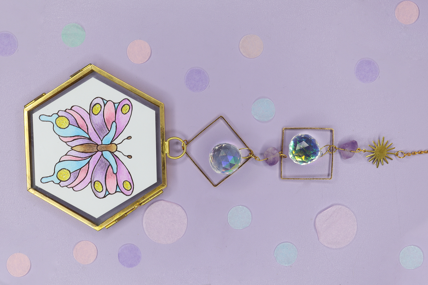 Original Butterfly Suncatcher - handsigniert