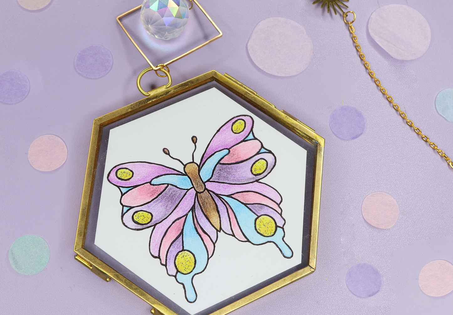 Original Butterfly Suncatcher - handsigniert