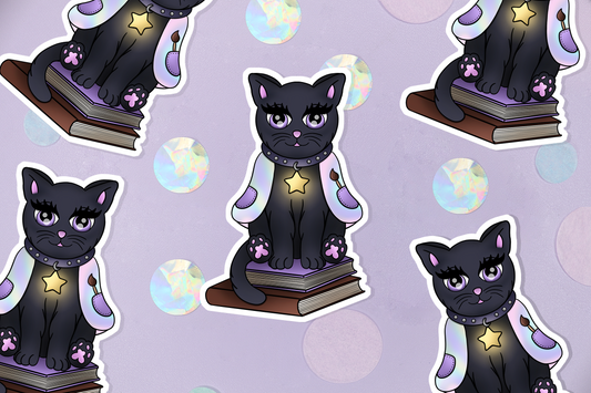 Magical Art Academia Cat Sticker
