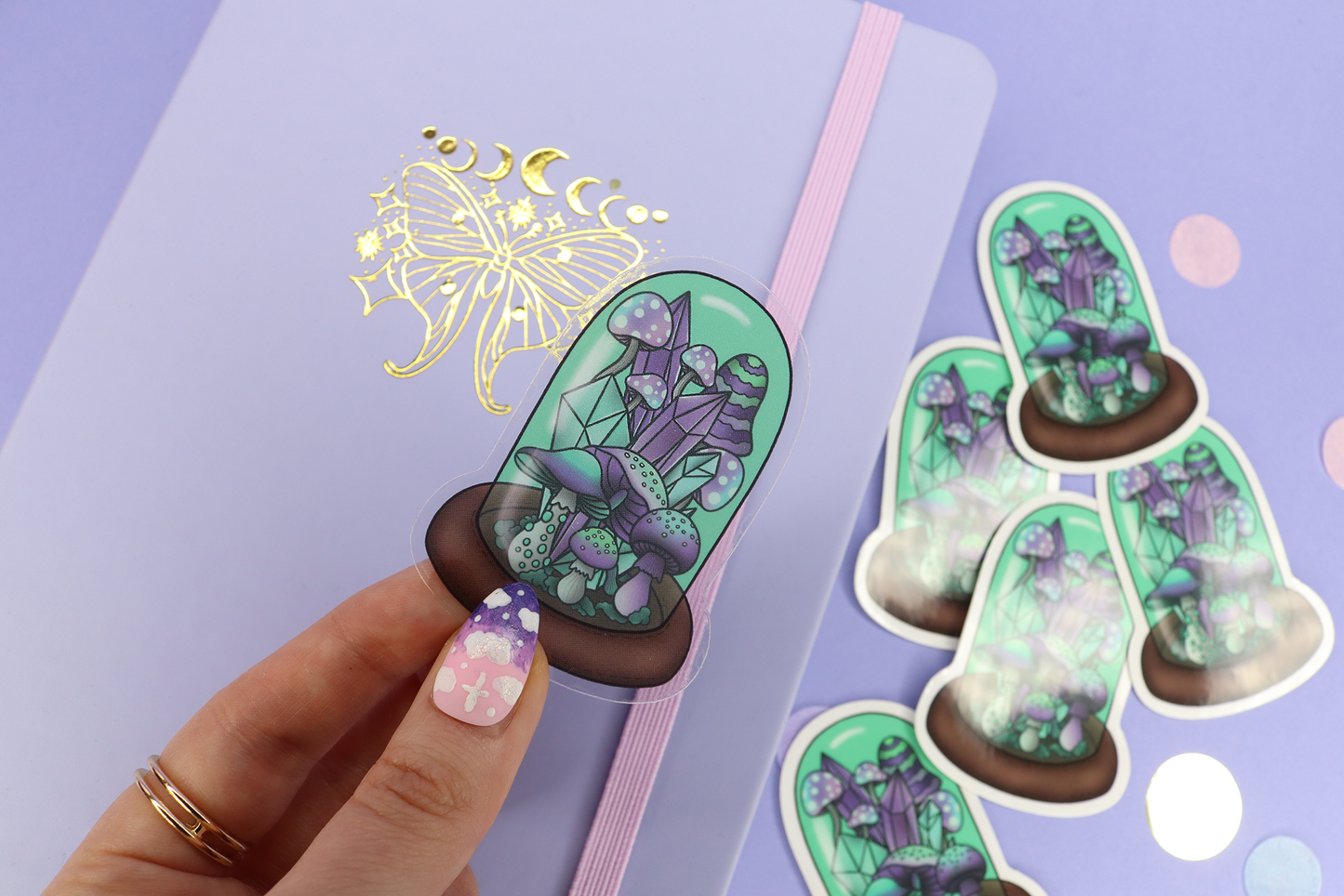 Enchanted Forest Clear Sticker