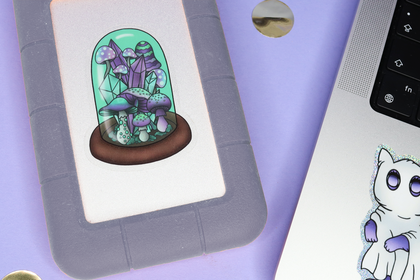 Enchanted Forest Clear Sticker