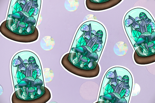 Enchanted Forest Clear Sticker