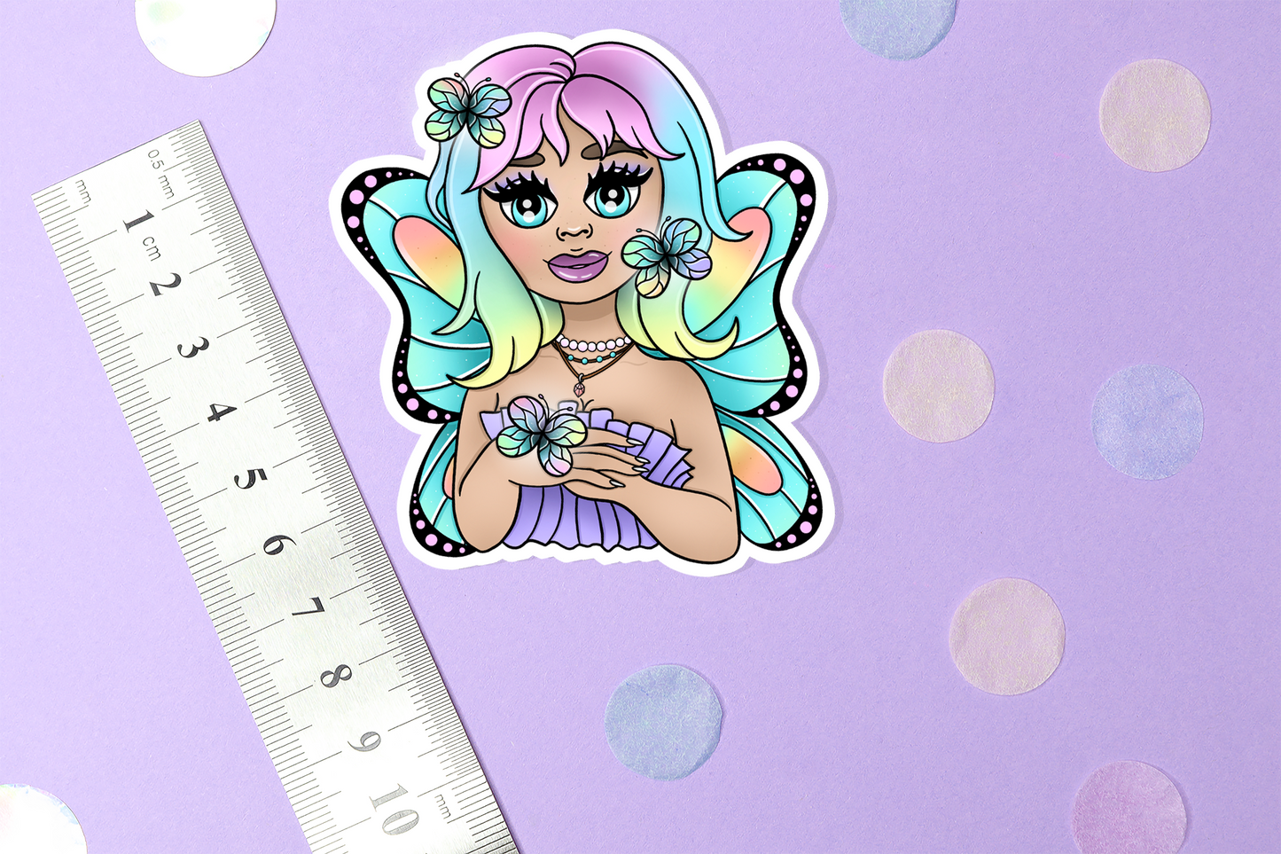 Rainbow Fairy Girl Sticker