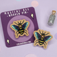 Forest Bee Wooden Pin