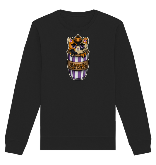 Pumpkin Cat Latte - Organic Sweatshirt