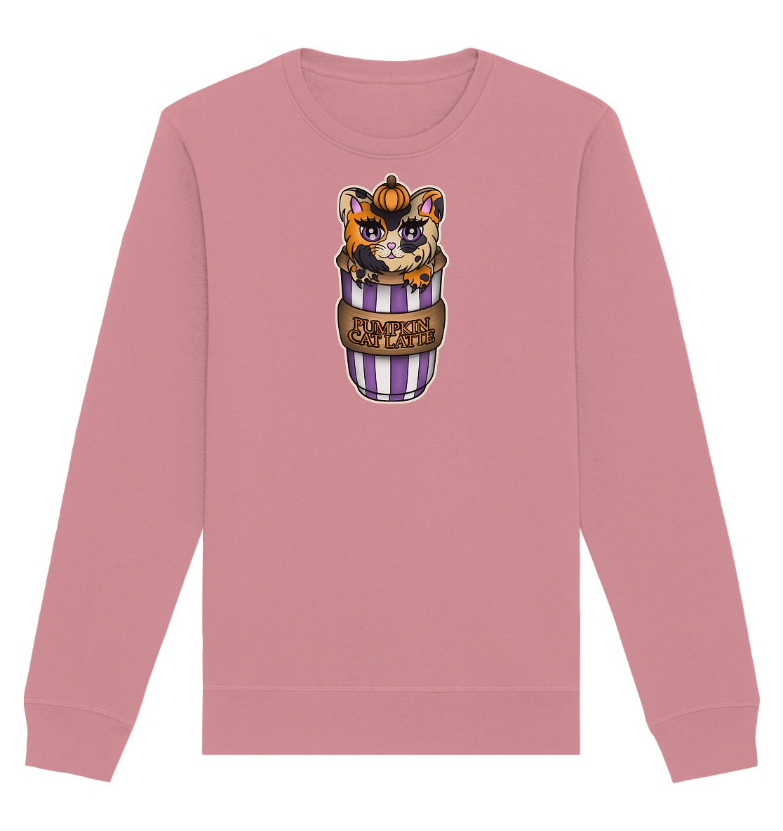 Pumpkin Cat Latte - Organic Sweatshirt