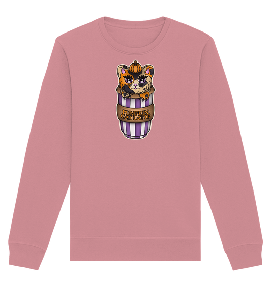 Pumpkin Cat Latte - Organic Sweatshirt