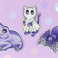 Spooky Animals Holographic Glitter Sticker Pack