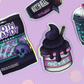 Goth Candy Holographic Glitter Sticker Pack