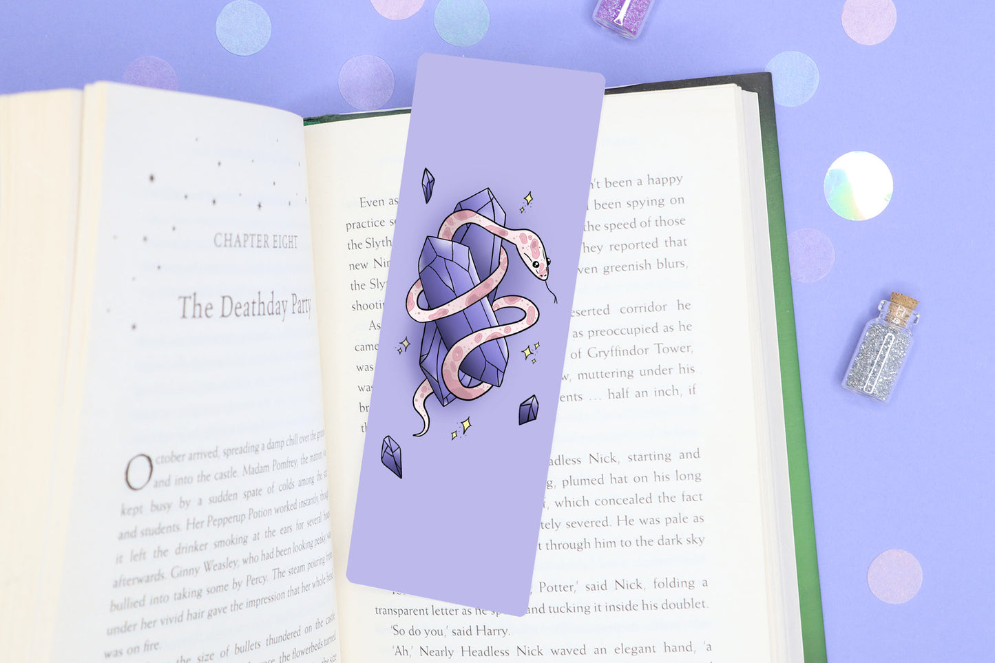 Crystal Snake Bookmark