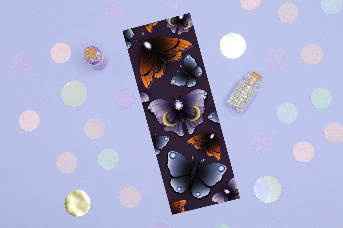 Mystical Moths Bookmark