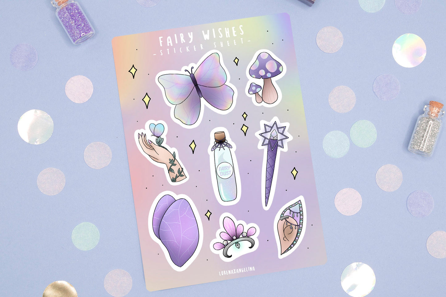 Fairy Wishes Sticker Sheet