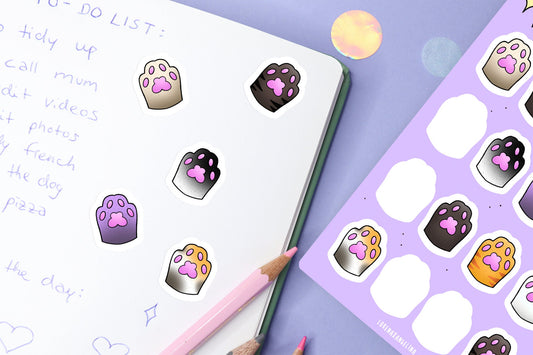 Cute Paws Planner Sticker Sheet