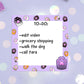 Cat Paw Notizblock