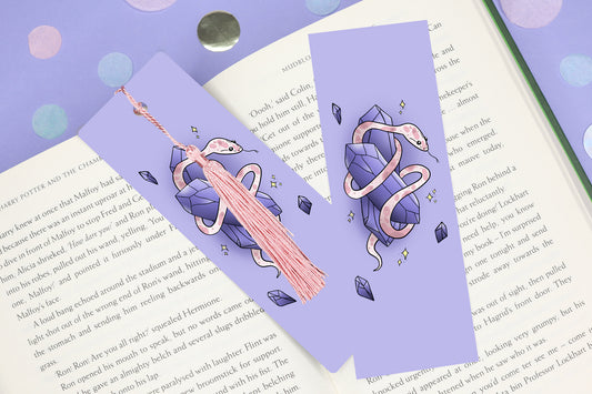 Crystal Snake Bookmark