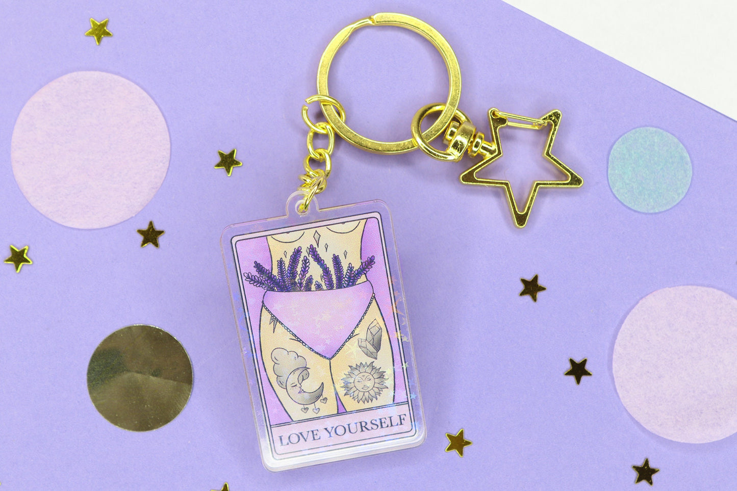 Love Yourself keychain