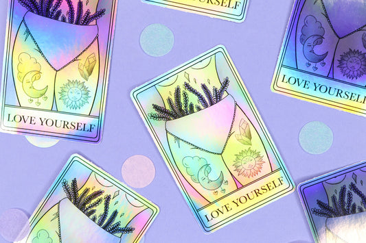 "Love Yourself" Tarot Karte Sticker