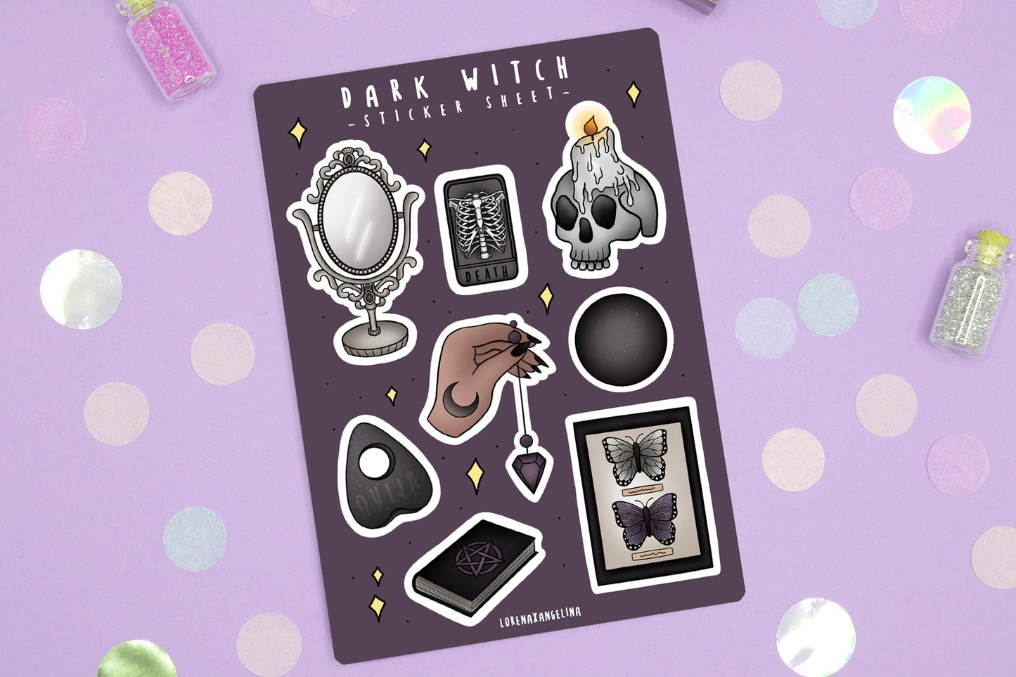 Dark Witch Sticker Sheet