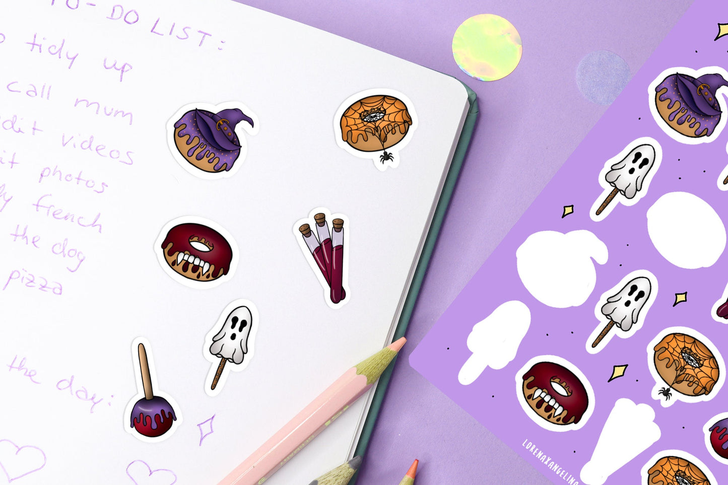 Trick or Treat Sticker Sheet